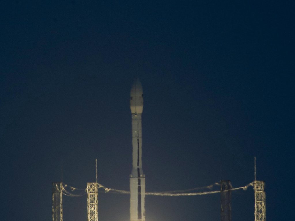La fusée Vega a dévié de sa trajectoire, huit minutes après son envol du pas de tir de Kourou (ARCHIVES).