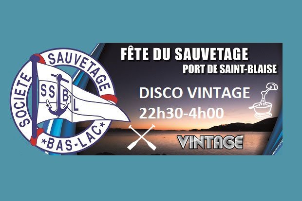 VINTAGE Party - Fête du Sauvetage Saint-Blaise
