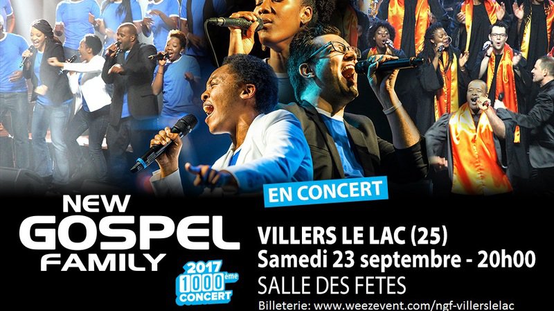 Concert New Gospel Family - Villers-le-lac
