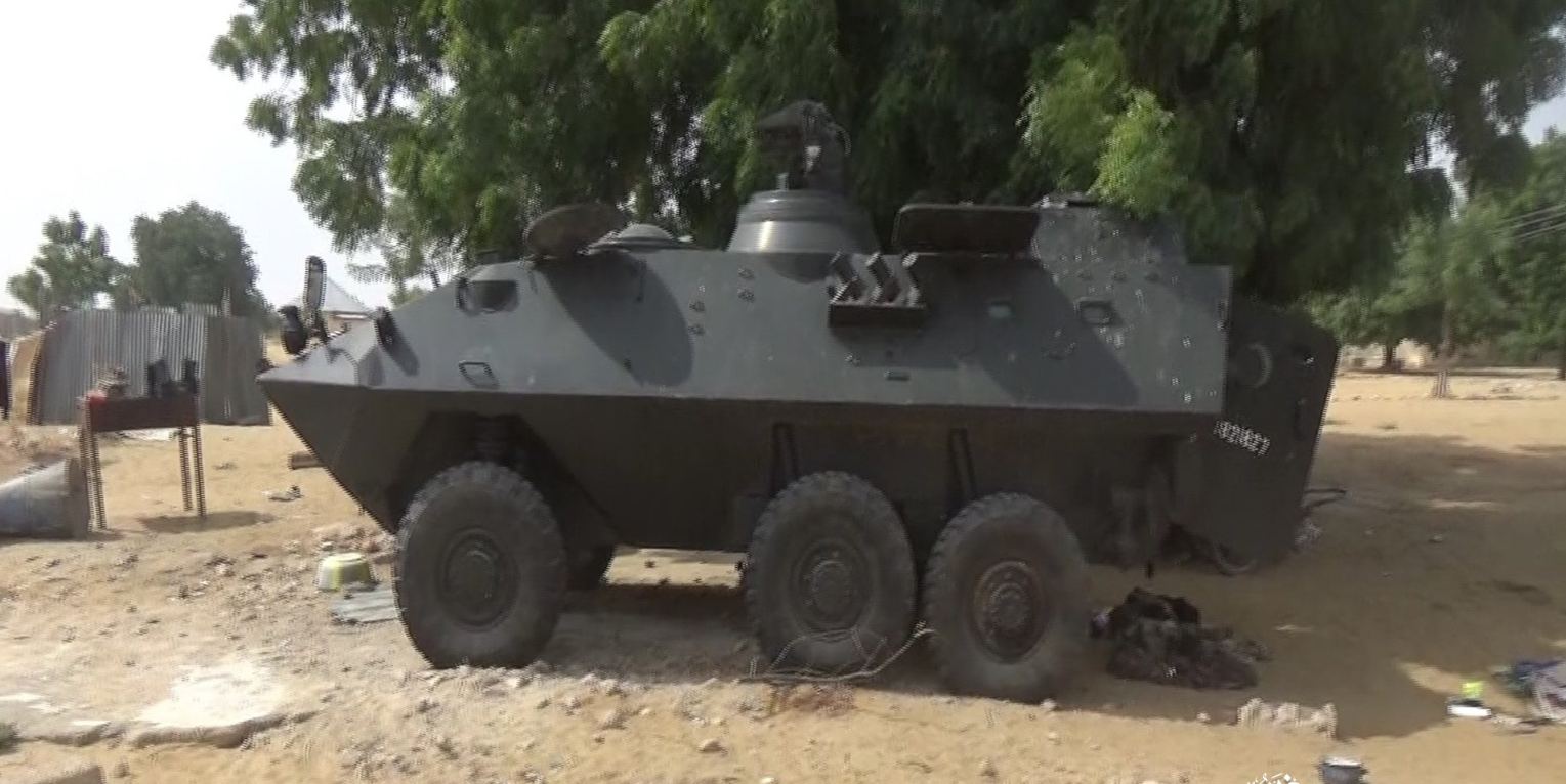 Une faction du groupe terroriste Boko Harama au Nigeria a exhibé ce Piranha I, un char suisse datant de plus de trente années.