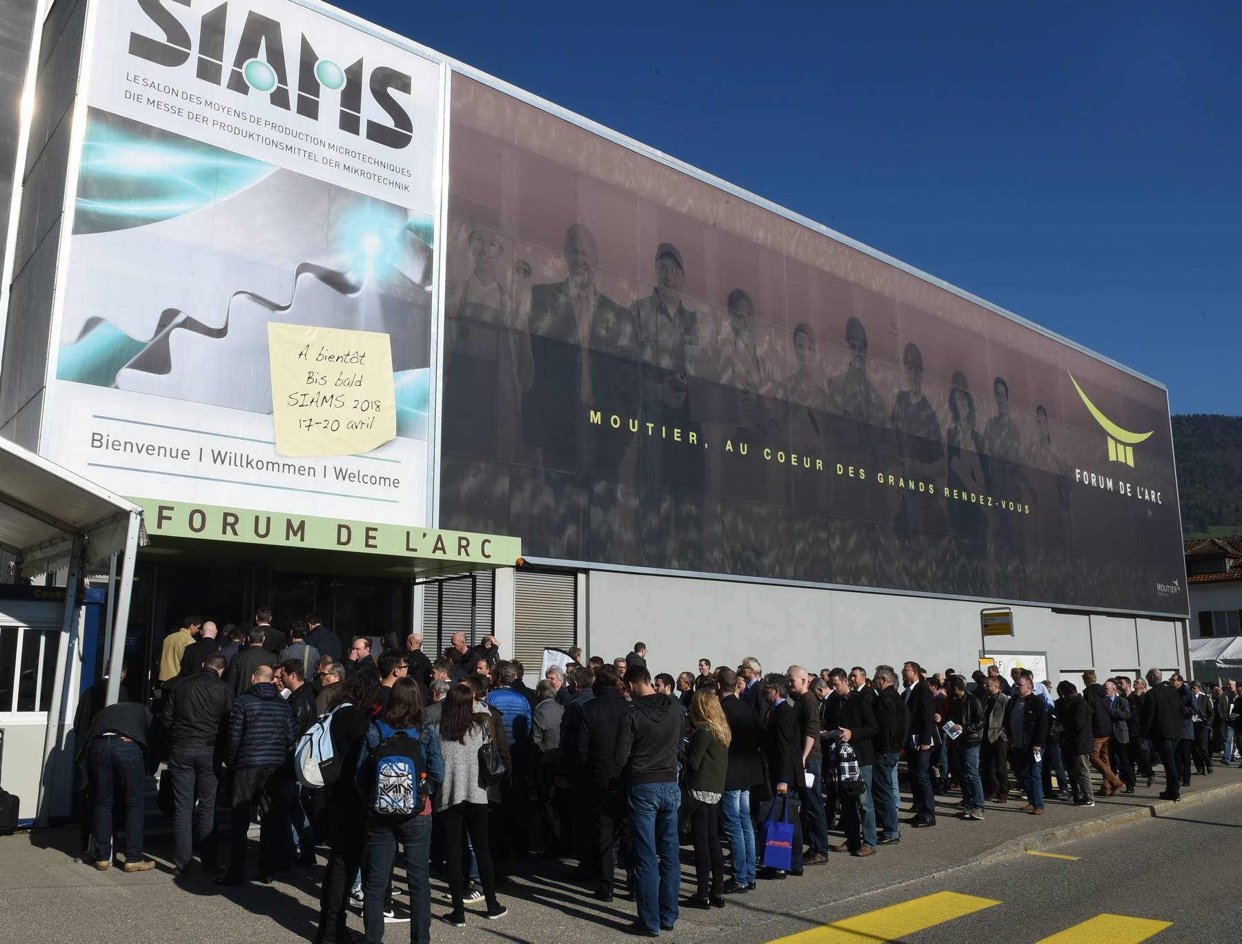 L'ouverture du SIAMS, à Moutier, en avril 2016.