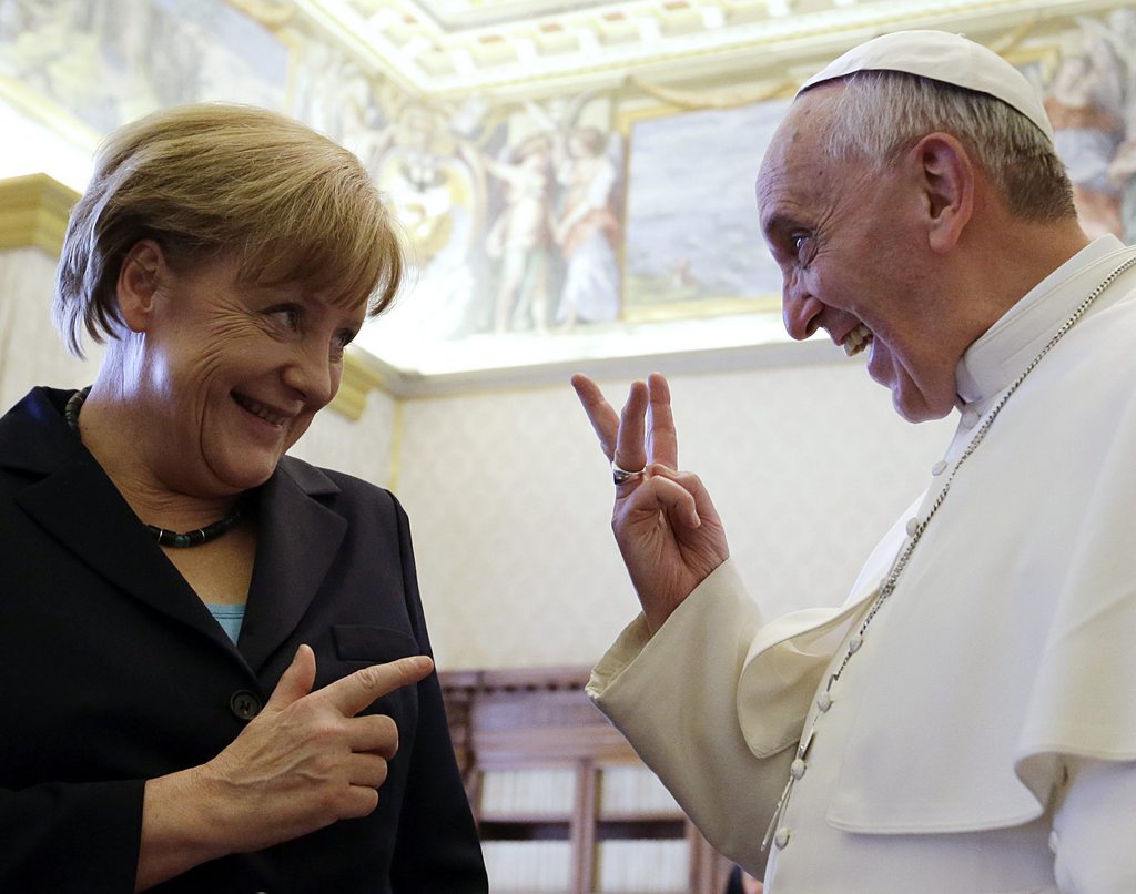 La chancelière allemande Angela Merkel a été reçue samedi durant 45 minutes au Vatican par le pape François, lors d'une visite éclair dans la Péninsule.