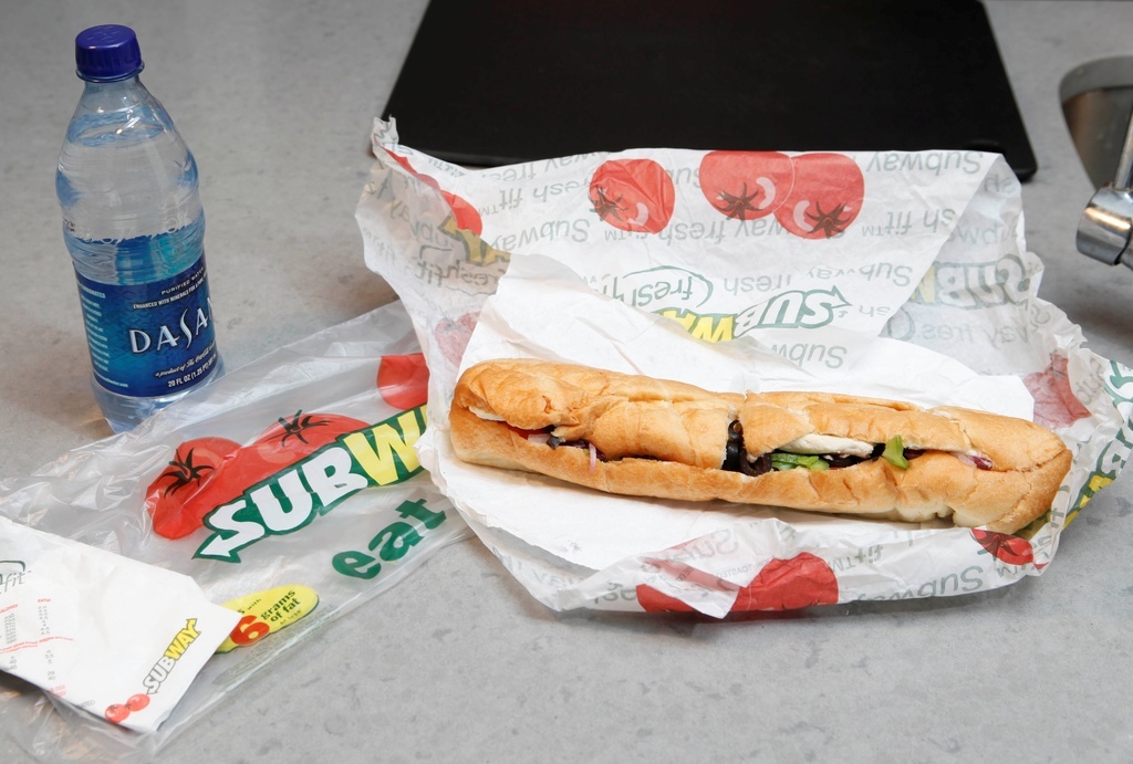Les sandwichs de Subway contiennent trop de sucre pour être considérés comme du pain.
