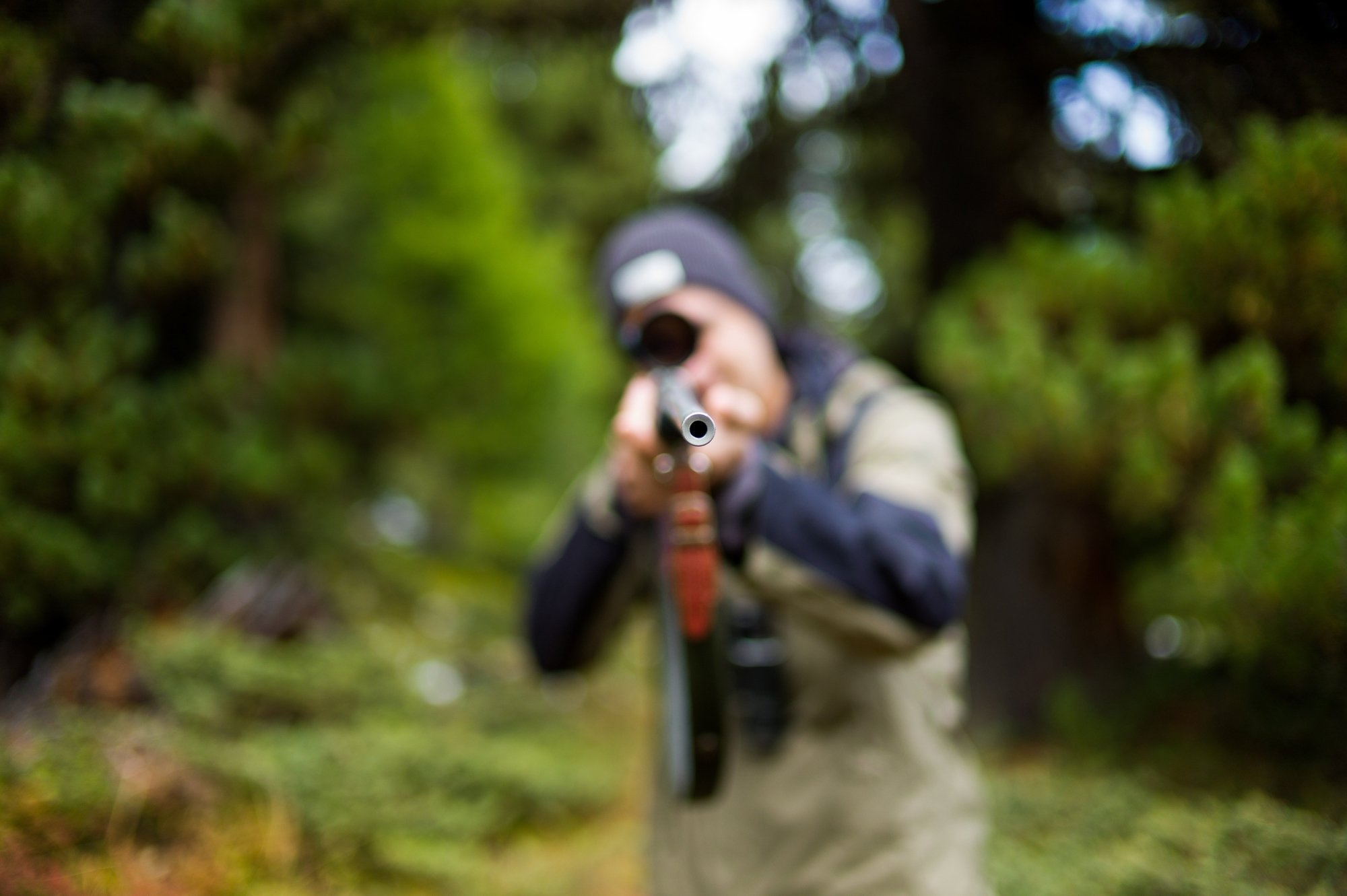 Un jeune chasseur avait braqué, par erreur, le vététiste Roger Poggiali dans la forêt de Chaumont (image d'illustration).