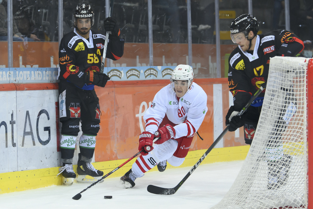 Robin Leone a inscrit le 2-1 pour le HC Lausanne.