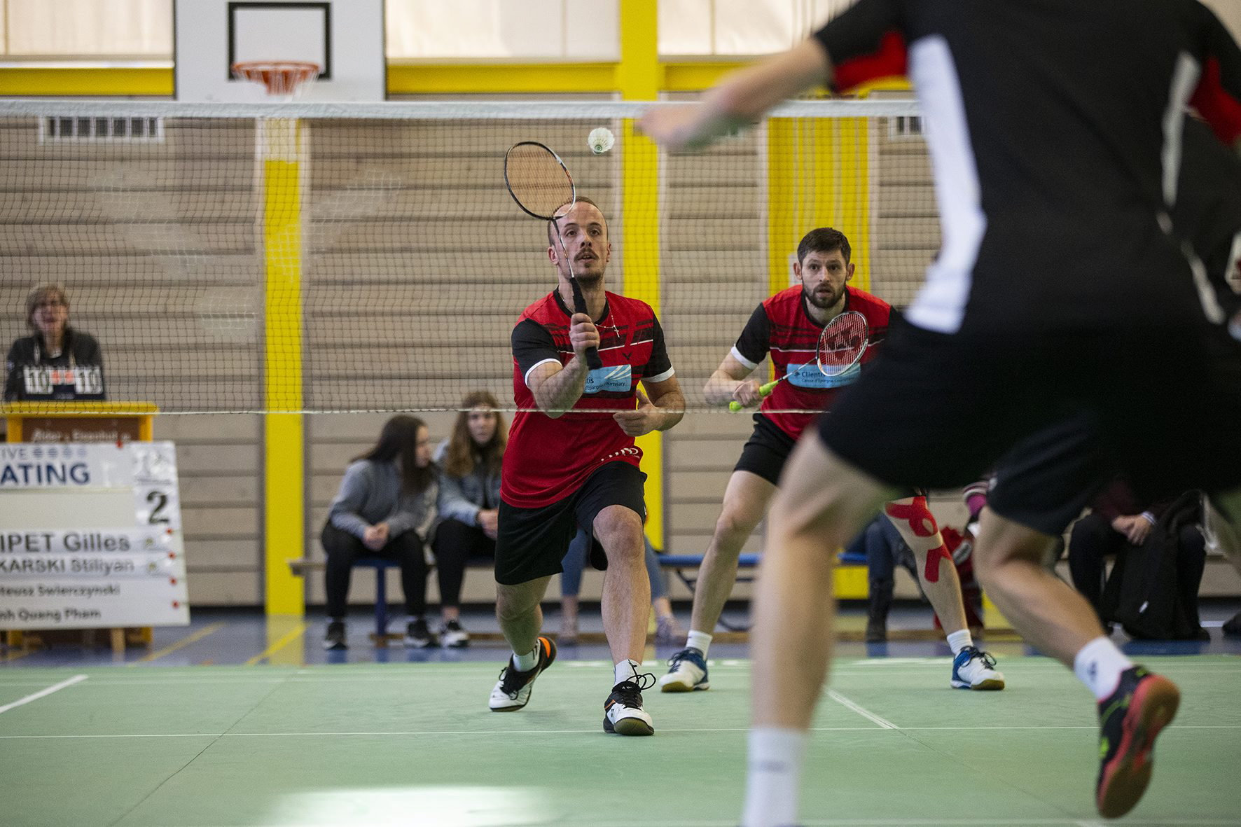 Le Badminton Club La Chaux-de-Fonds s’appuiera sur Gilles Tripet et Stiliyan Makarski (de gauche à droite) comme la saison passée.