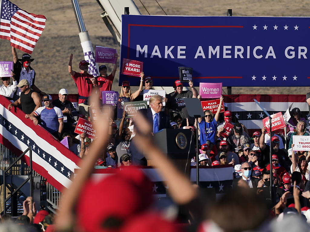 Donald Trump s'est notamment rendu dimanche à Carson City, dans le Nevada.