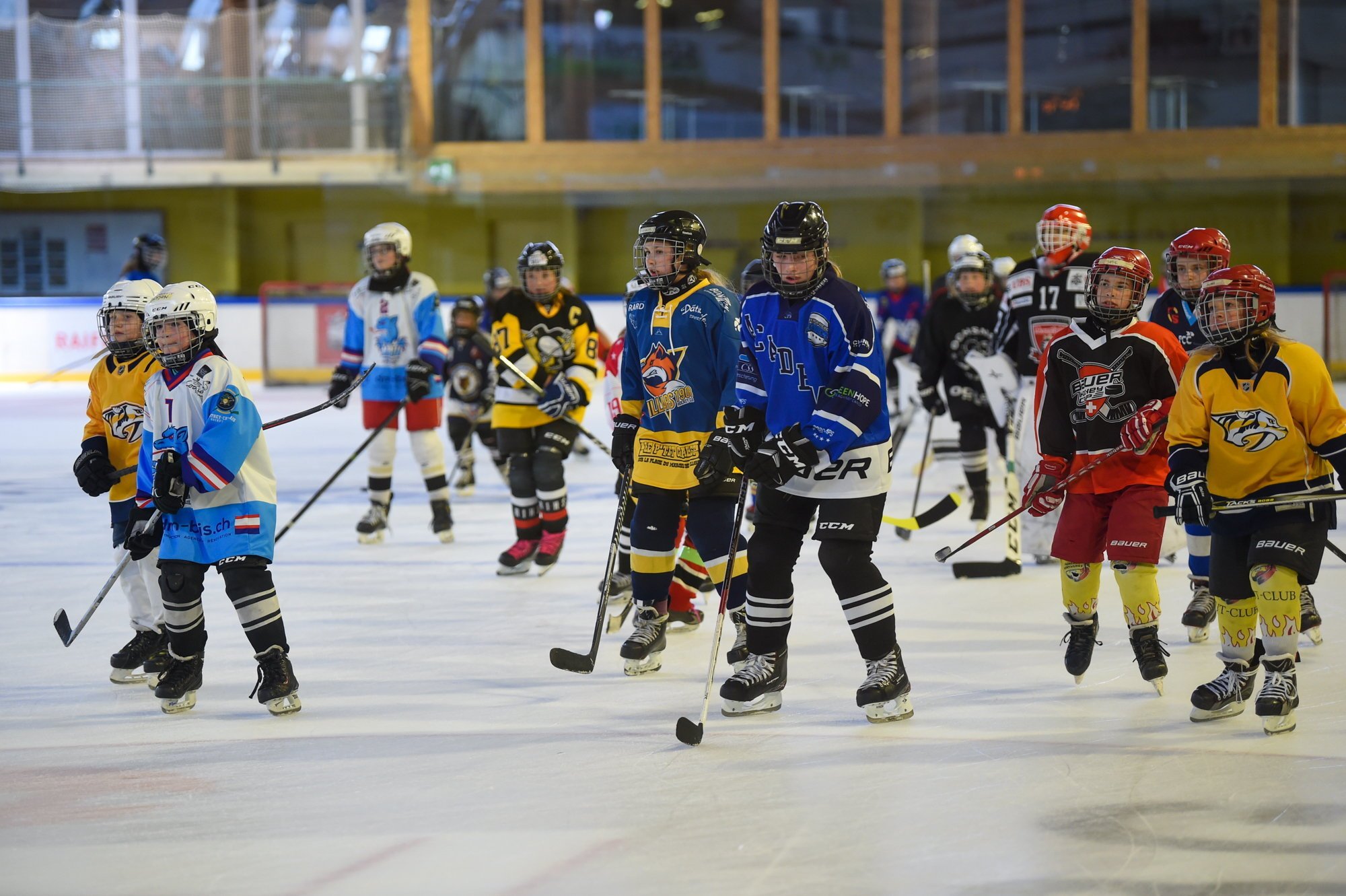 La journée a été chargée pour les jeunes hockeyeuses samedi 26 juin à Fleurier.