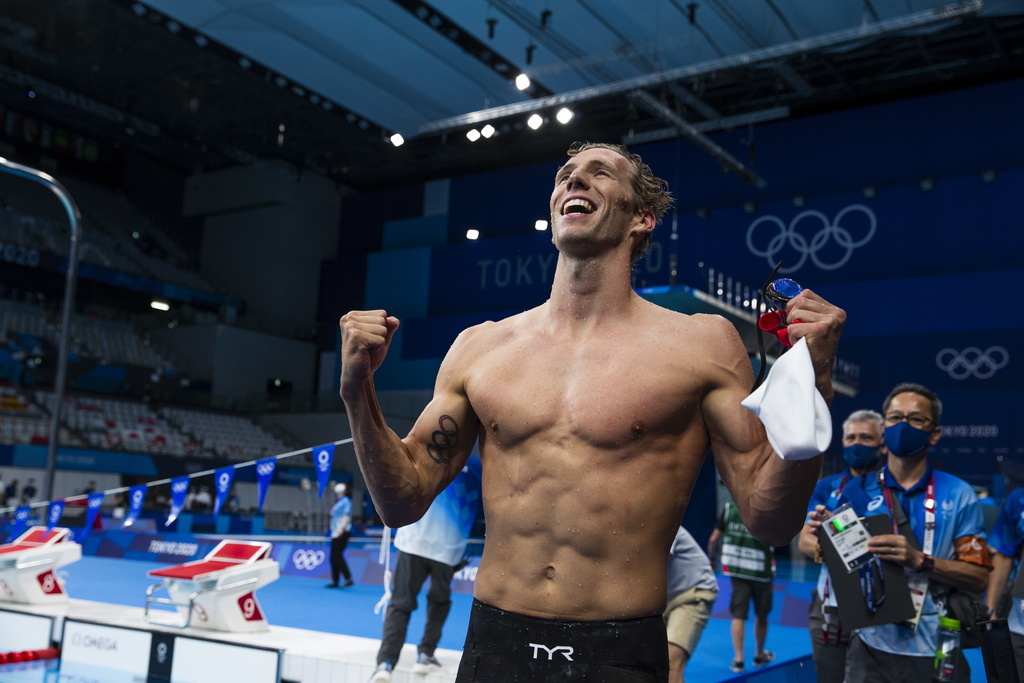 Jérémy Desplanches a décroché une historique médaille de bronze sur 200 m 4 nages.