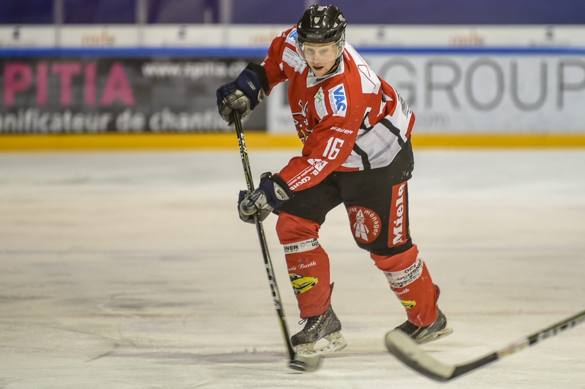 Hockey sur glace: Star Star Chaux-de-Fonds  Lionel Houriet    LA CHAUX-DE-FONDS 23/02/2019  Photo: Christian Galley