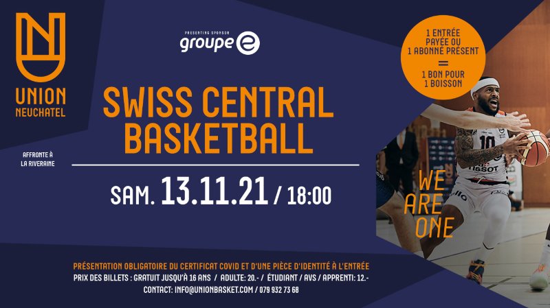 Union Neuchâtel Basket - Swiss Central Basketball