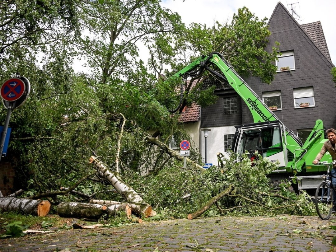 La tempête a semé le chaos à Lippstadt notamment.