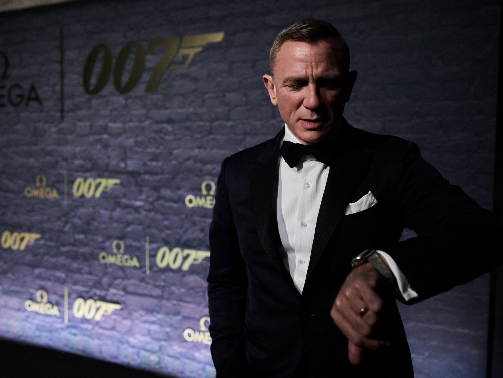 Invité par la marque Omega, Daniel Craig, dernier James Bond en date, a célébré les 60 ans de 007 au cinéma à Londres.