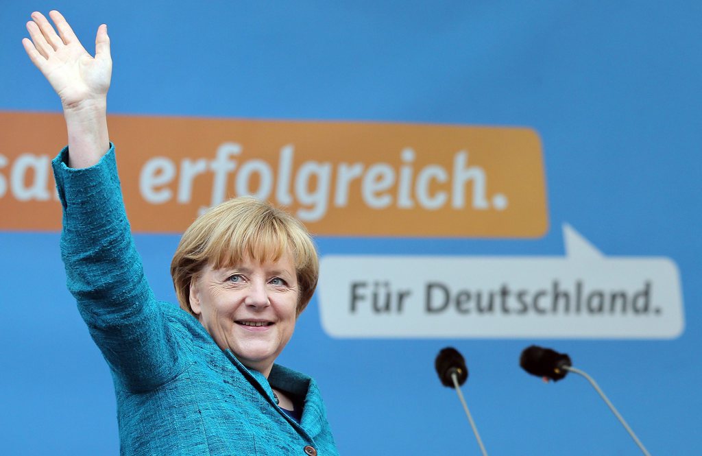 Le parti allié de la chancelière allemande Angela Merkel a obtenu la majorité absolue en Bavière. 