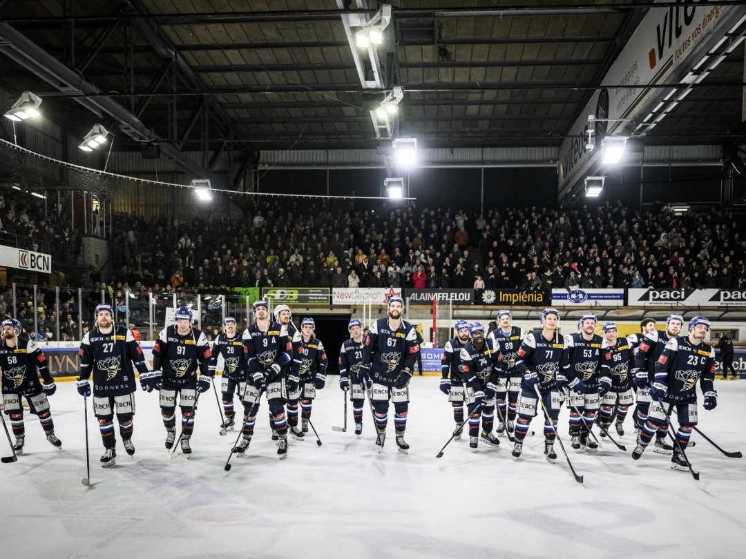 Les joueurs du HC La Chaux-de-Fonds ont réussi une saison exceptionnelle.