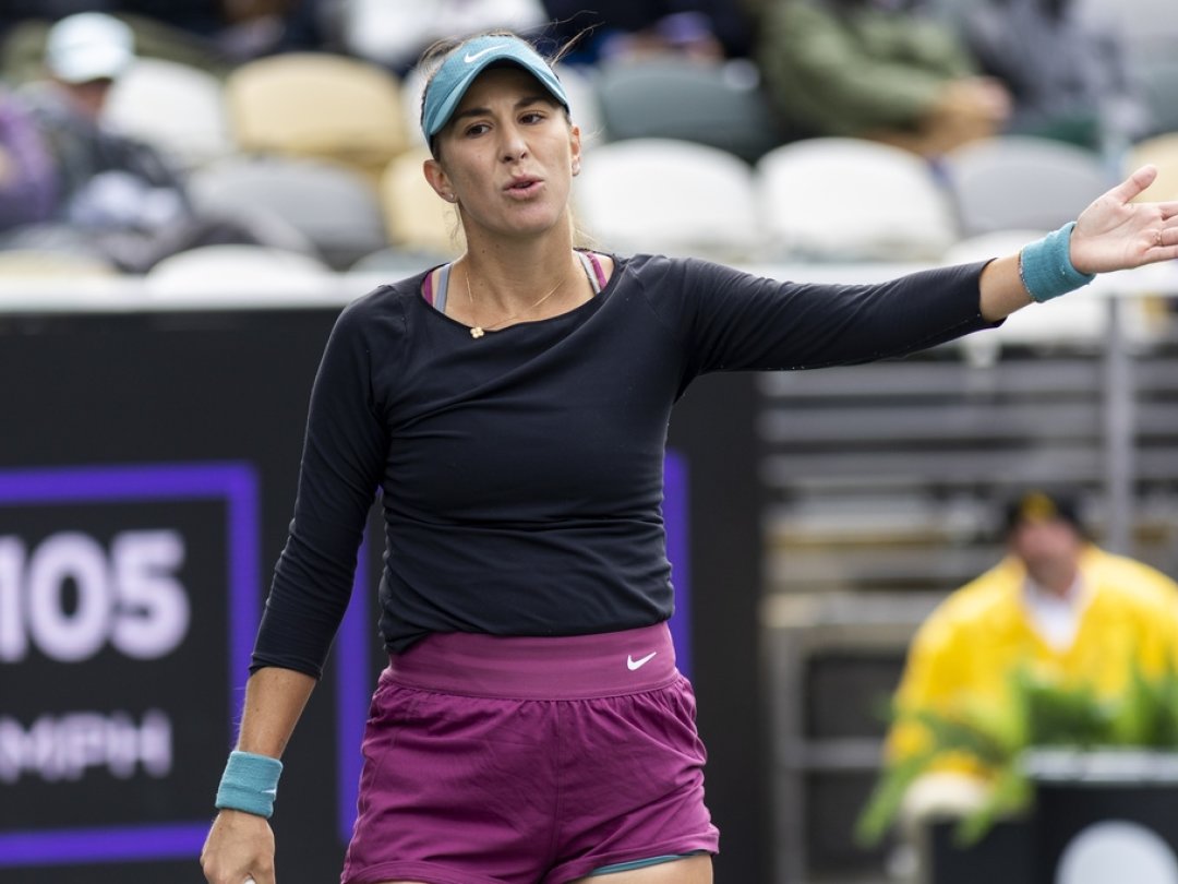 Belinda Bencic s'incline de peu en finale du tournoi de Charleston, en Caroline du Sud.