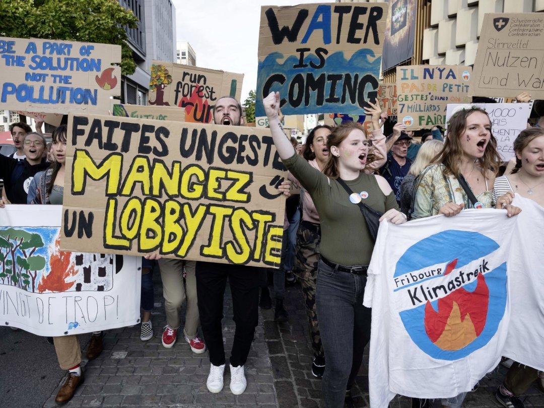 Face au manque d'actions des politiques en faveur du climat, les jeunes se révoltent, nous dit Yves Sandoz. (Image prétexte)
