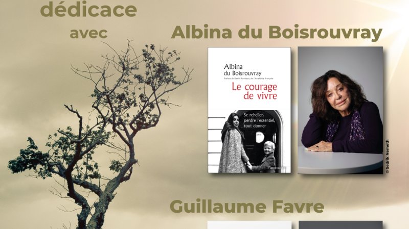 Albina du Boisrouvray & Guillaume Favre dédicacent