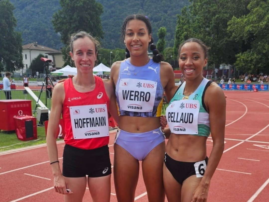 Lore Hoffmann, Audrey Werro et Rachel Pellaud, ici réunies le mois dernier à Bellinzone, lors des championnats de Suisse, se mettent en piste ce mercredi matin à Budapest.