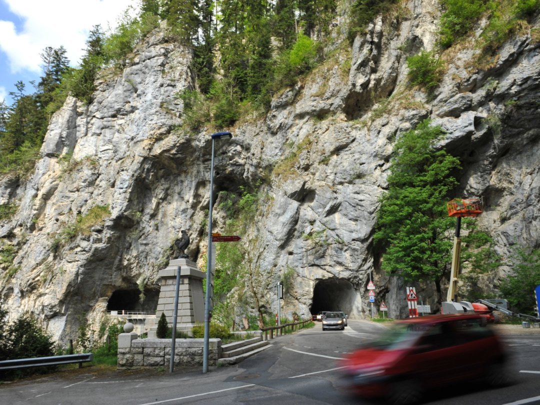 La route sera fermée au niveau du tunnel de la Rançonnière.