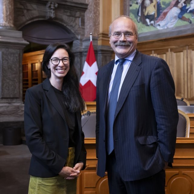Céline Vara et Philippe Bauer ont accédé au Conseil des Etats en 2019. Tous deux espèrent bien y rester.