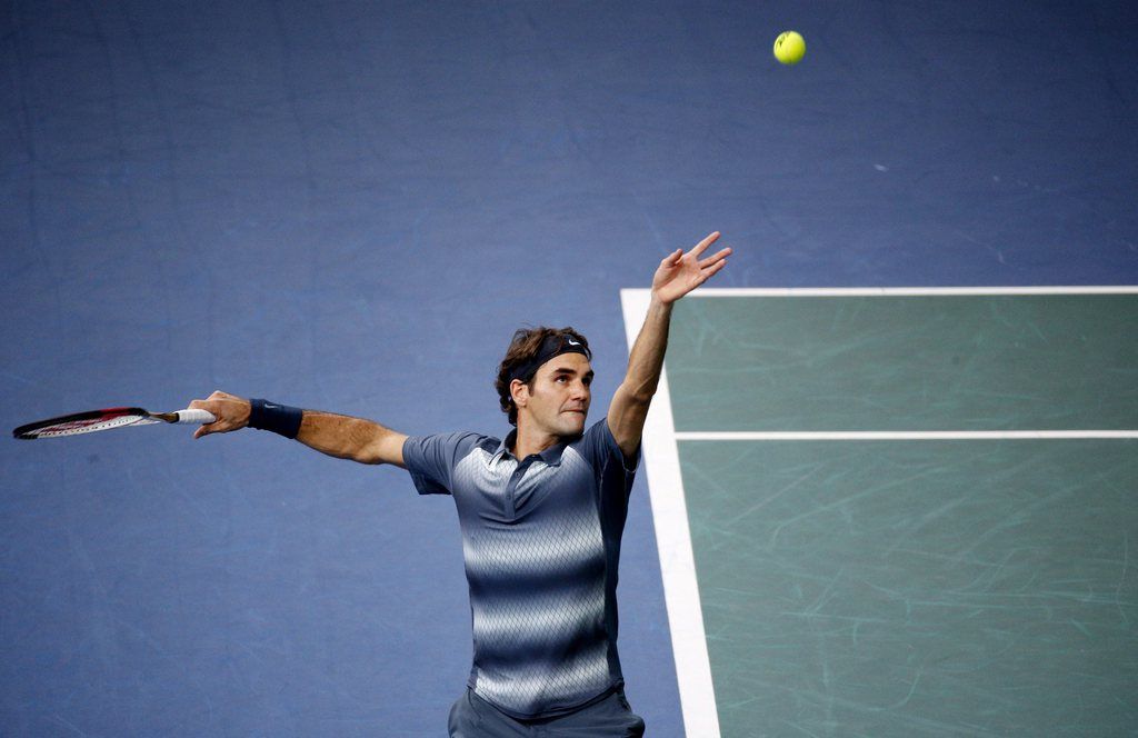 Roger Federer a remporté son quart de finale face à l'Argentin Juan Martin Del Potro 6-3 4-6 6-3.