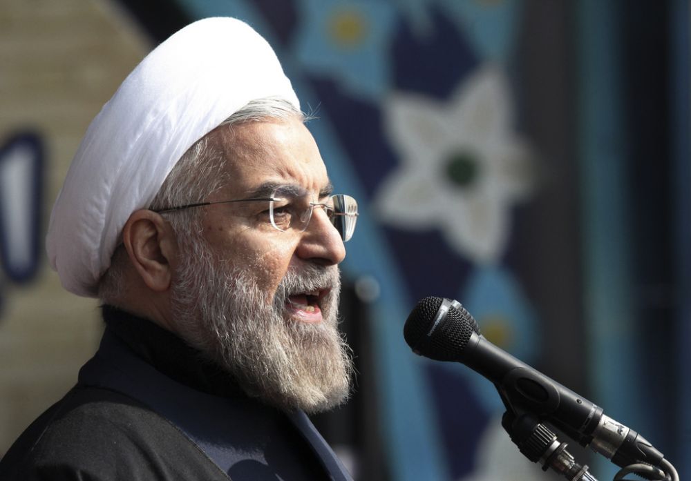 Le président iranien Hassan Rohani a déclaré mardi que l'option militaire contre l'Iran était "une illusion".