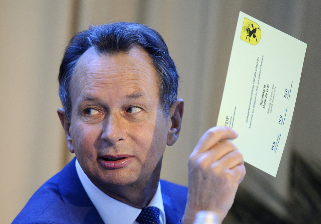 Le Parti libéral-radical de Philipp a déjà les élections de 2015 en ligne de mire.