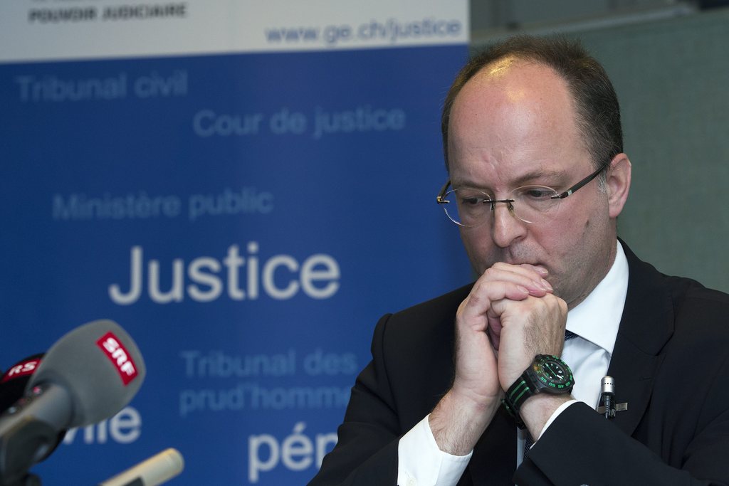 Olivier Jornot devrait être réélu dimanche au poste de procureur général du canton de Genève pour un mandat de six ans. 
