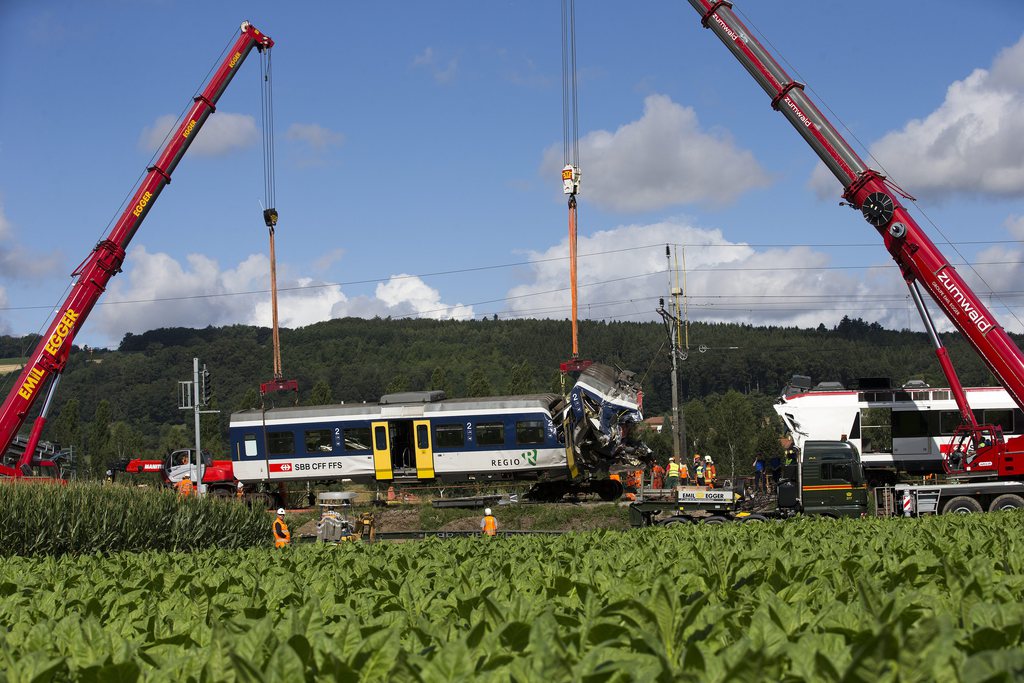 Le SESA a rendu mardi à l'Office fédéral des transports (OFT) son rapport final sur la collision de Granges-Marnand (VD) du 29 juillet 2013. Il émet des recommandations de sécurité aux CFF.