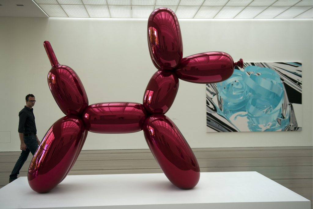 Un "Balloon Dog" de Jeff Koons a par exemple atteint la somme exorbitante de 49 millions de francs en 2013.