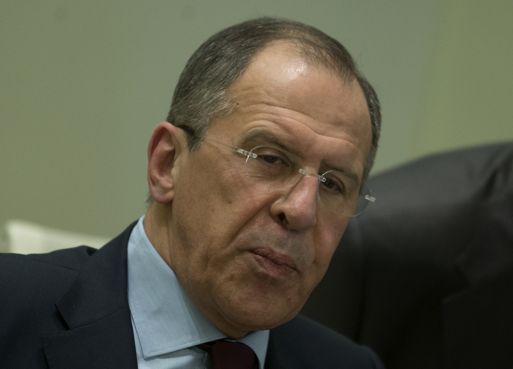Le ministre russe des Affaires étrangères, Sergueï Lavrov soutient l'apaisement avec les pays occidentaux.