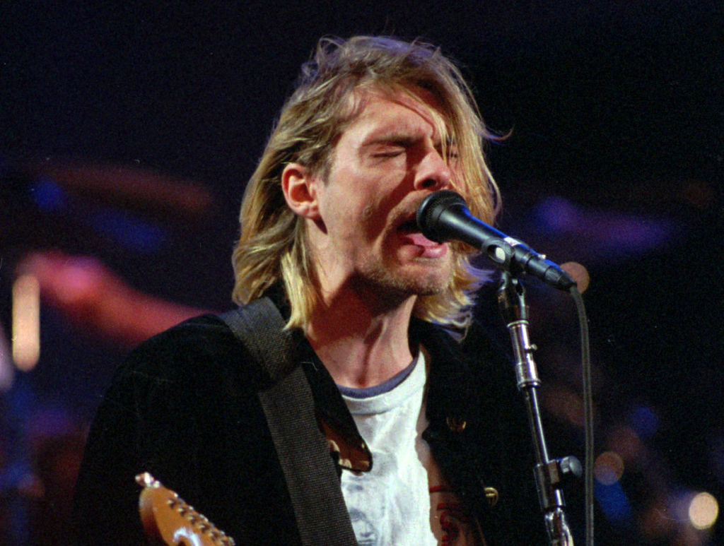 Kurt Cobain était le chanteur et guitariste du groupe Nirvana.