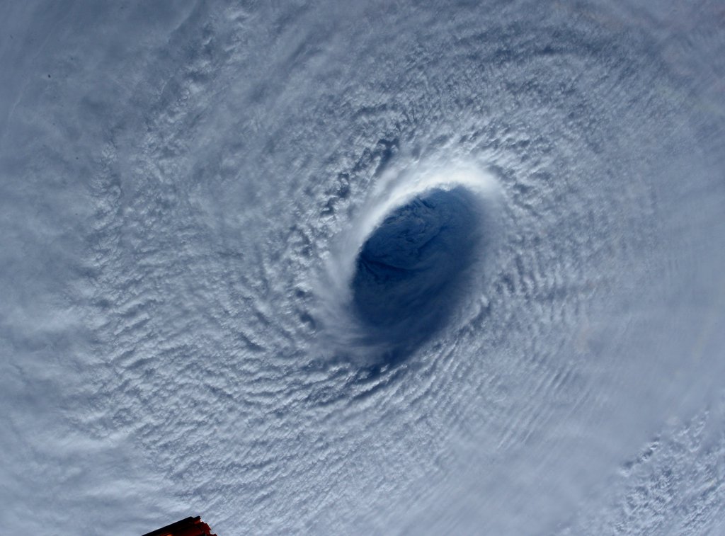 Selon les services météorologiques de Guam, les vents apportés par Maysak soufflaient toujours à plus de 220 km/h en rafales jeudi