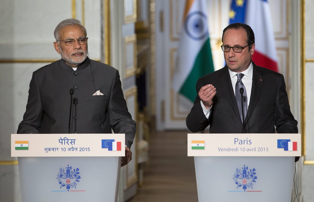 Le premier ministre indien Narendra Modi est de passage en France. 