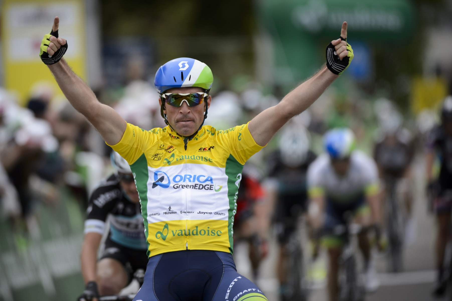 Michaël Albasini peut lever les bras: il entre dans la légende du Tour de Romandie en décrochant un 5ème succès. 