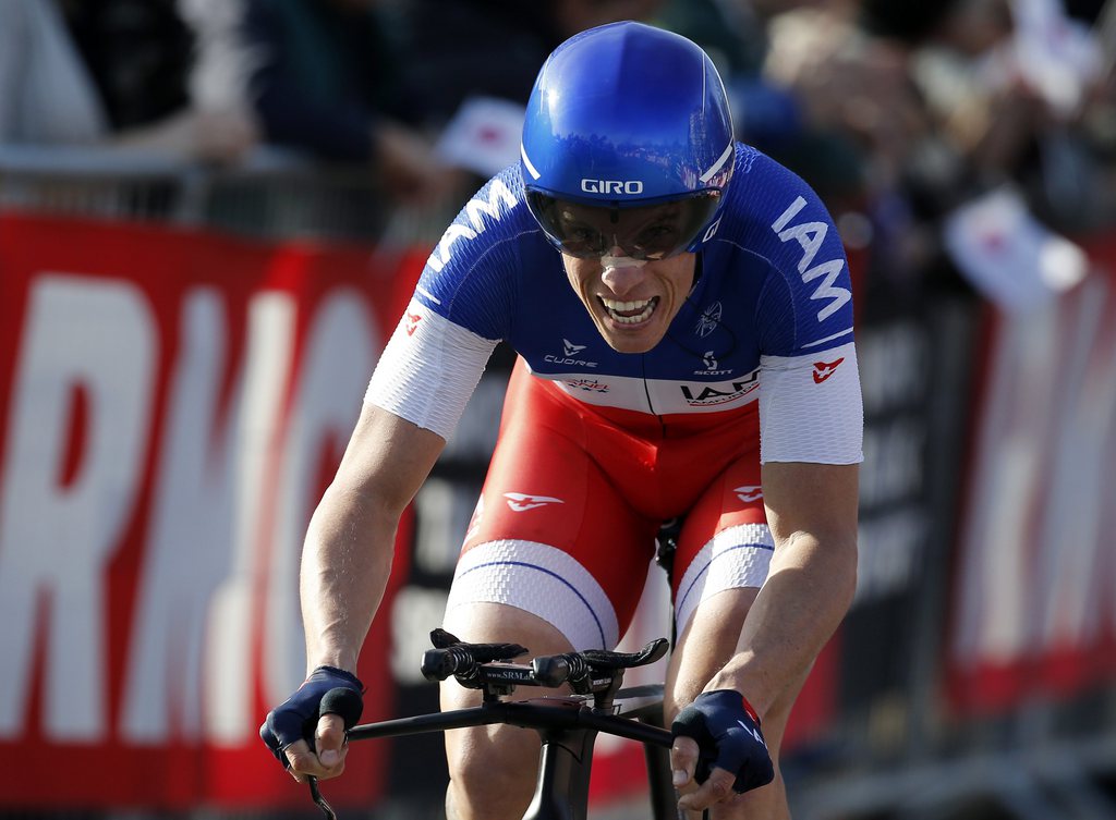 Sylvain Chavanel a rejoint l'équipe IAM Cycling en janvier 2014.