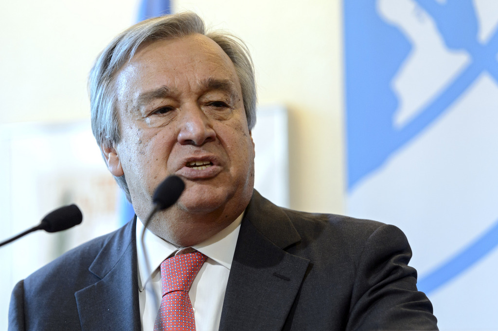 Antonio Guterres, Haut-Commissaire de l'ONU pour les réfugiés: "C'est une crise gérable si tout le monde se met d'accord sur un programme d'action commun". 