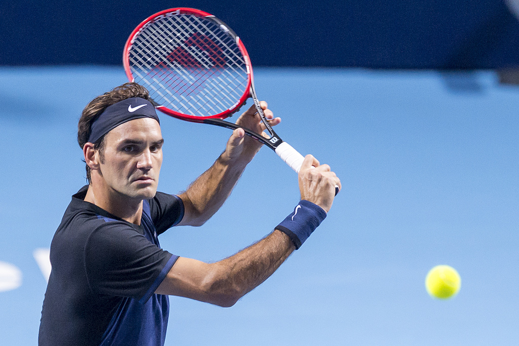 Roger Federer ne s'est pas promené jeudi à Bâle.