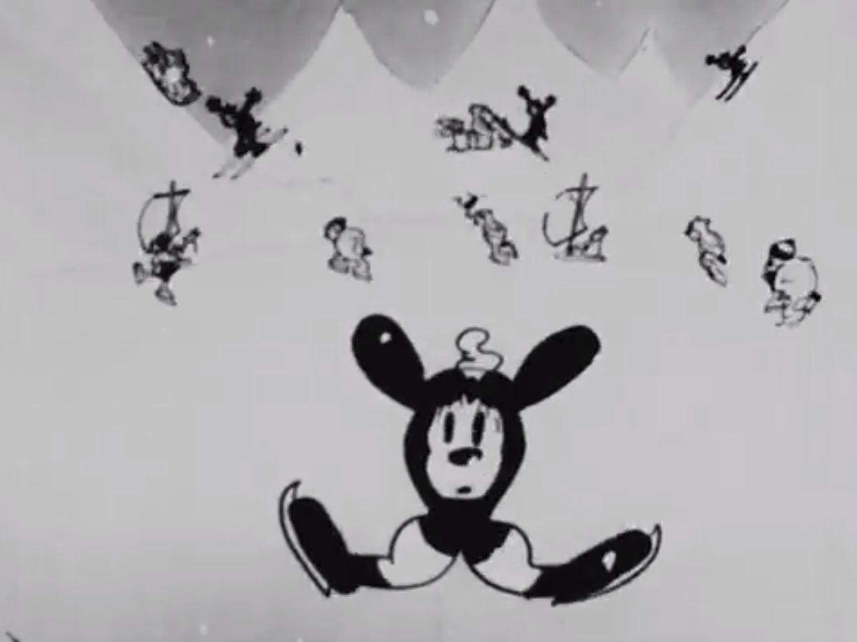 Non, ce n'est pas Mickey, mais son ancêtre, Oswald le lapin.