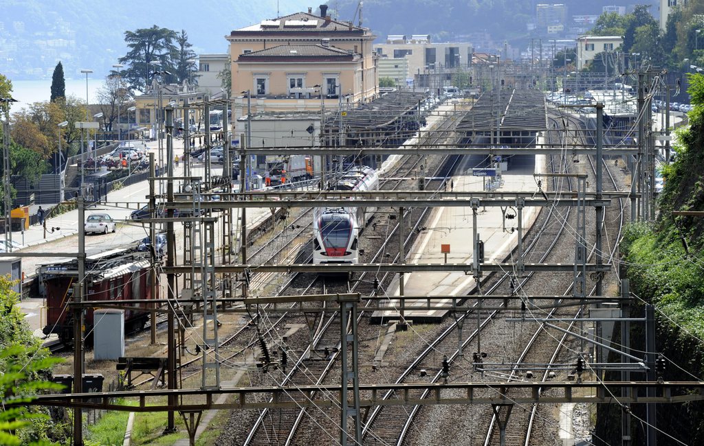 L'accident est survenu jeudi soir en gare de Lugano. 