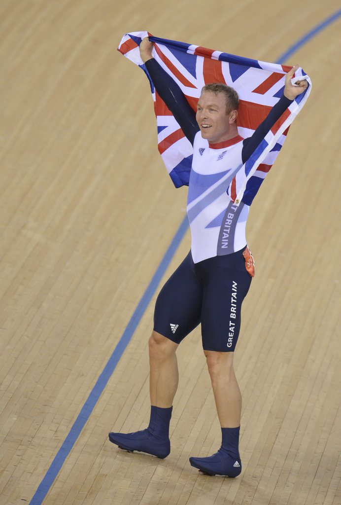 Chris Hoy a ramené une nouvelle médaille d'or à l'équipe de Grande-Bretagne.
