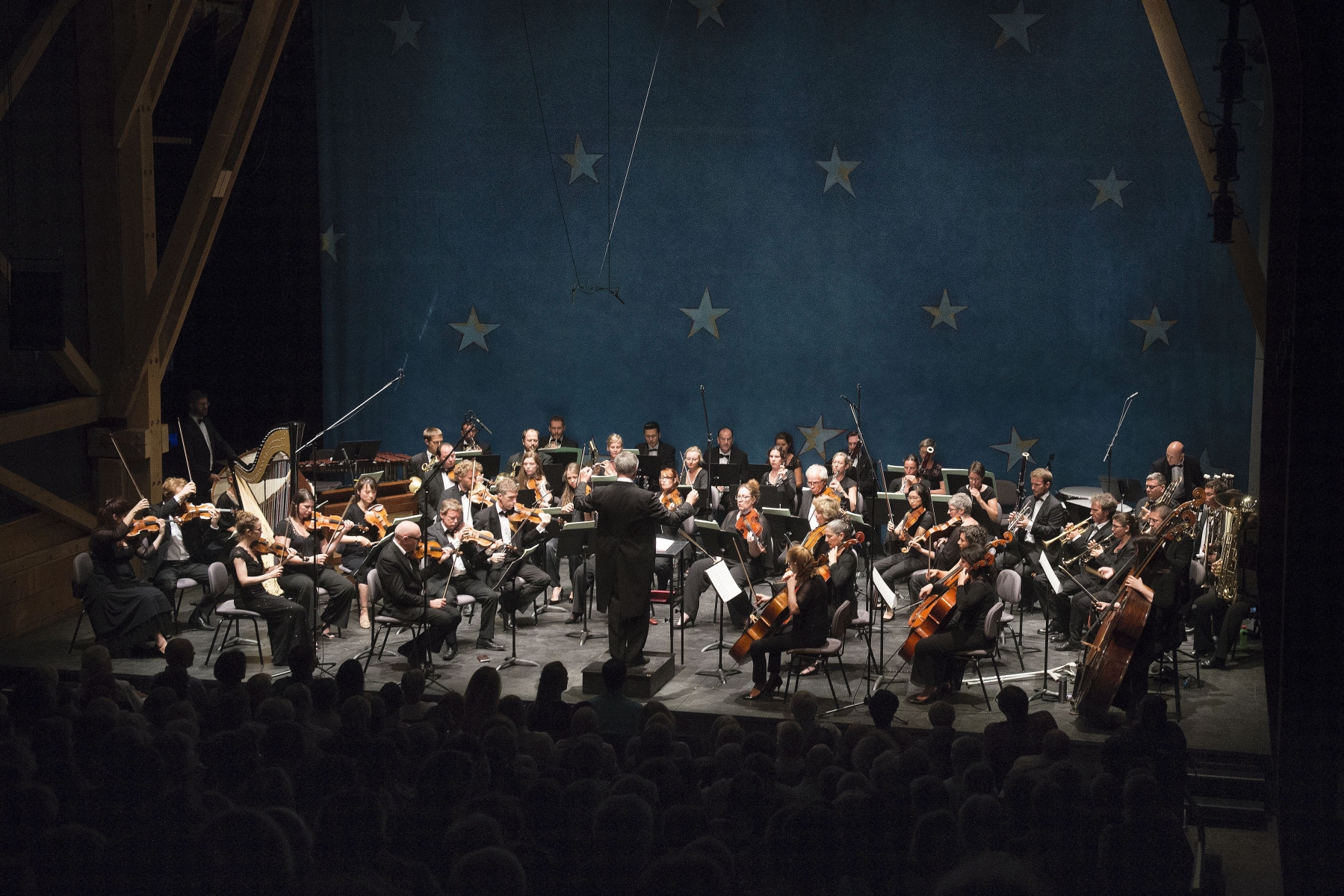 L'orchestre des Jardins musicaux, la colonne vertébrale du festival.
