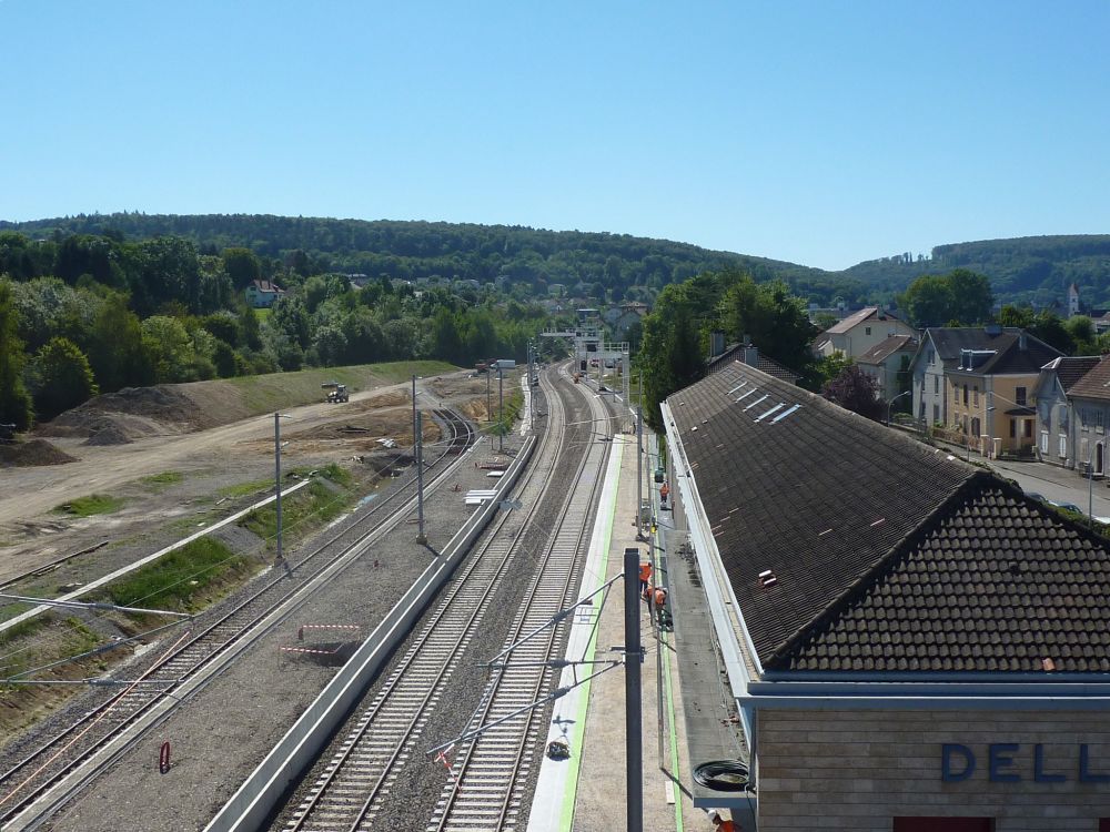 La gare de Delle accueillera trains et passagers dès lundi. 