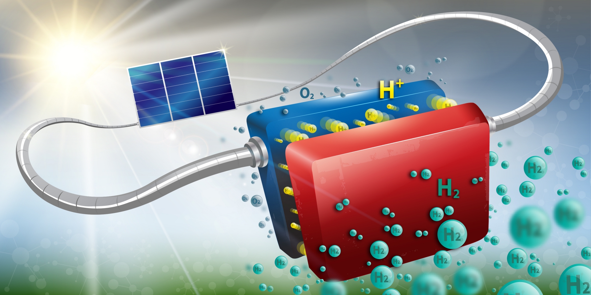 Amélioration de la production d'hydrogène grâce au solaire.