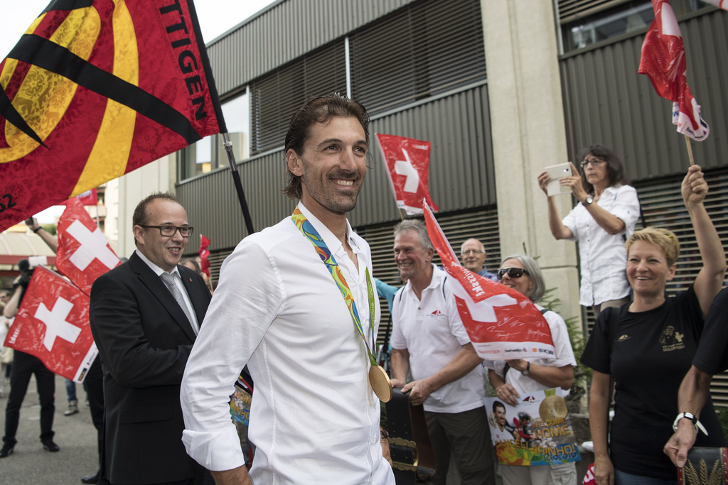 Fabian Cancellara a été accaparé par les cérémonies et remises de récompenses diverses.