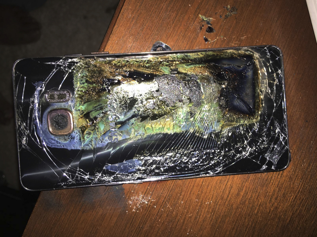 Le modèle Samsung Galaxy Note 7 présente des dangers d'explosion.