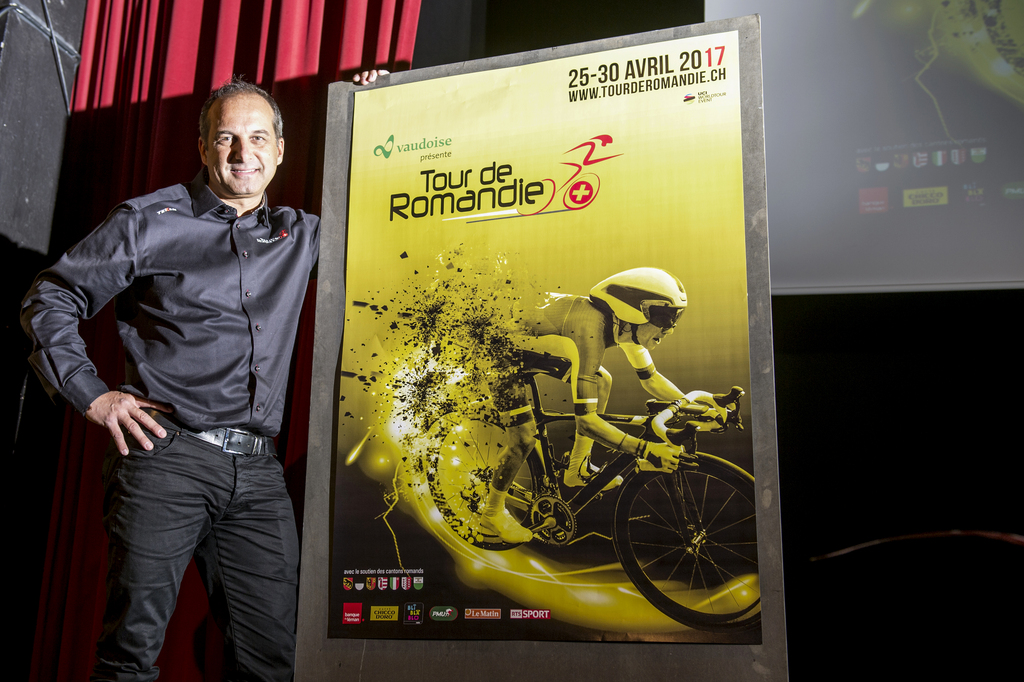 L'affiche du Tour de Romandie 2017 a été dévoilée à Payerne.