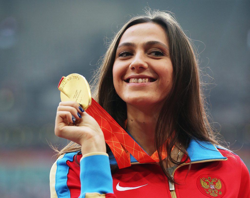 La championne du monde du saut en hauteur (2015) Maria Kuchina fait partie des 31 athlètes désirant concourir comme "neutres".