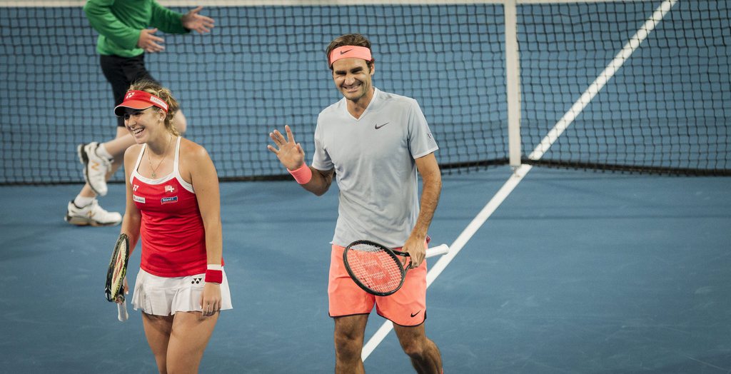 Belinda Bencic et Roger Federer peuvent sourire, une victoire finale est toujours possible.
